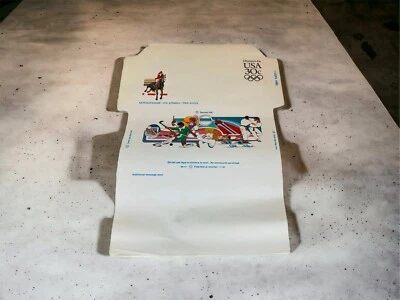 USPS 1984 US AEROGRAMME 30c Cover Olympics, Equestrian, Air Mail C4 Unused - Image 1 of 4