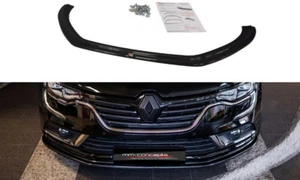 Labio de alerón CUP NEGRO para Renault Talisman AB año 15 enfoque de espada frontal V1 - Imagen 1 de 11