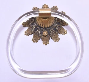 RETRO DECORATIVE HOLLYWOOD REGENCY STYLE BATHROOM TOWEL RING HOLDER - Picture 1 of 5