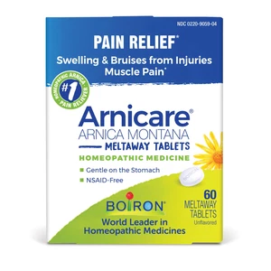 Boiron Arnicare Muscle, Swelling & Bruises Pain Relief Meltaway Tablets, 60 Ct - Picture 1 of 10