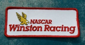 VTG Nascar Winston Racing Sew On Patch Gold Eagle - Picture 1 of 1
