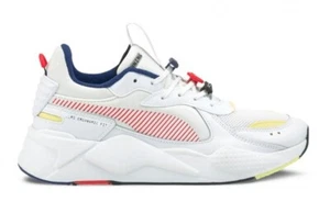 Puma Rs-X DECOR8 Zapatos Hombre Deportivos Zapatillas Piel Malla Casual Blanco - Imagen 1 de 4