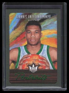 2017-18 Court Kings Portraits Emerald 40 Giannis Antetokounmpo 4/10 - Picture 1 of 2