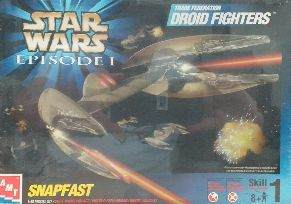 AMT Star Wars Episode 1 Droid Fighters 1:48 (brand new) - Image 1 of 1