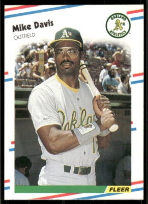 1988 Fleer #277 Mike Davis - Image 1 of 2