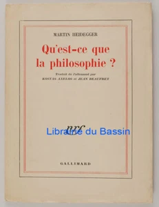 Qu'est-ce que la philosophie ? Martin Heidegger 1957 - Imagen 1 de 4