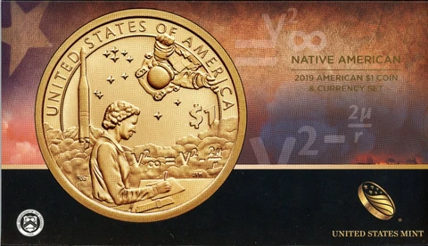 2019  $1 American Coin and Currency Set In OGP/COA, Note Is Centered Cover