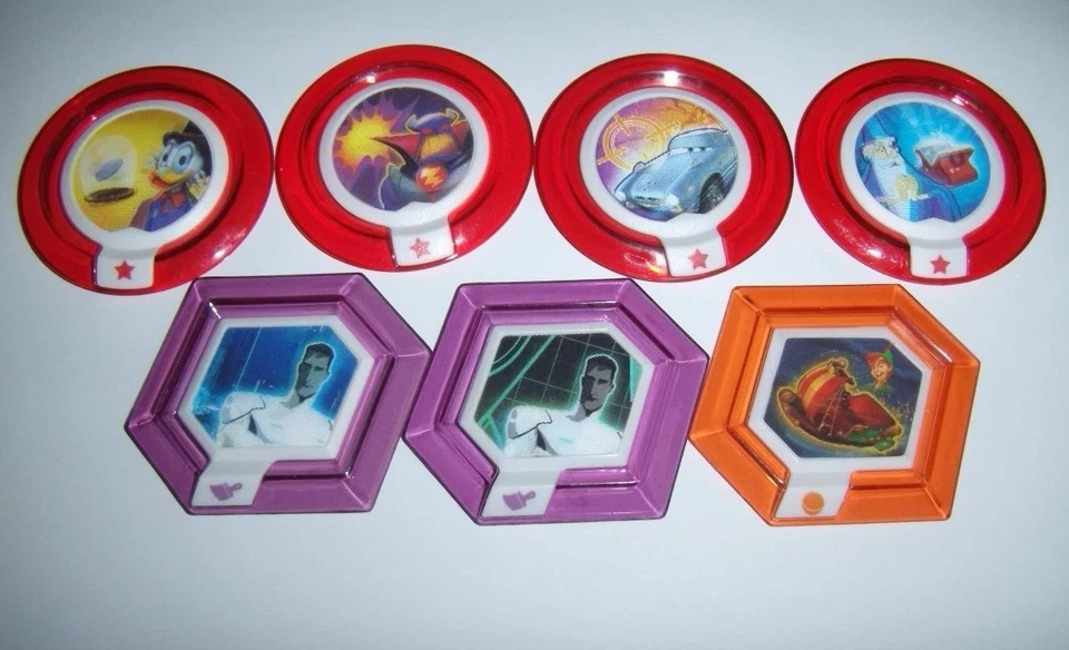 DISNEY INFINITY RARO TRU Power Disc Lote Merlin Tron Sky Terrain Zurg 2.0 7/10  Foto 1 de 1
