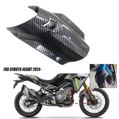 Front Fender Extender Mudguard Extension Splash Guard Tire Hug For CFMOTO 450MT - Image 1 of 4