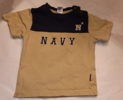 NCAA GUARDIAMARINAS MARINA ACADEMIA NAVAL INFANTE camisa 6-12 meses usada COLOSEO Foto 1 de 4