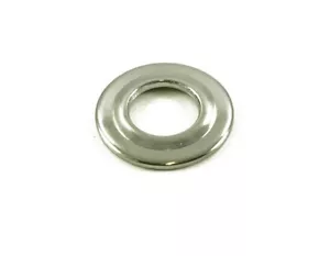 6 Gotoh Tuning Machine Tuner Washers Large 16p Chrome - Picture 1 of 3
