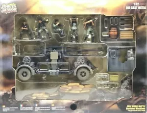 KRUPP 88MM FLAK GUN GERMAN ARMY WITH 5 FIGURES - FORCES OF VALOR FOV80034 1/32 - Picture 1 of 1