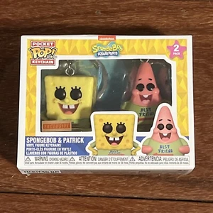 Funko Pocket Pop Keychain Spongebob SquarePants & Patrick 2-Pack Box Lunch - Picture 1 of 6