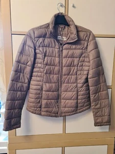Beige Atmosphere Super Light Padded Jacket Size Small Good Condition - Picture 1 of 2