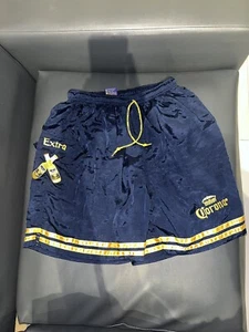 Corona Swim Trunks Mens Size (Large) Blue/Yellow Bathing Suit Embroidered - Picture 1 of 3
