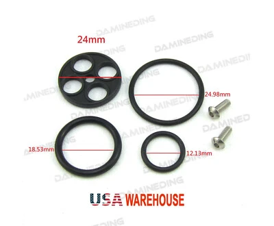 KIT JUNTA RECONSTRUCCIÓN PETCOCK COMBUSTIBLE CB650 CB750SC CB900 CB1000 CB1100 EE. UU. Stock Foto 1 de 4