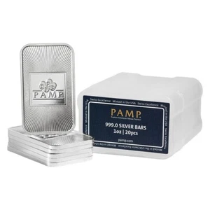 20 Stück - Pamp 1 oz Silberbarren .999 Feinsilber - Bild 1 von 3