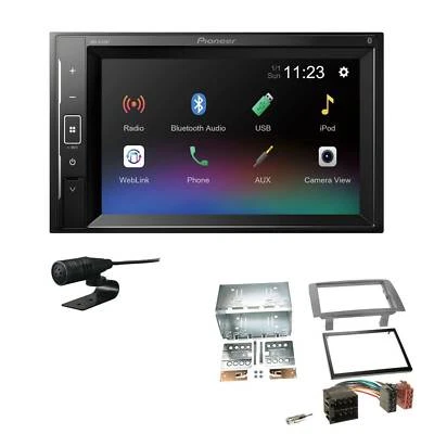 Pioneer DMH-A240BT 2-DIN Autoradio Bluetooth für Lancia Musa 2004-2012 anthrazit - Bild 1 von 4