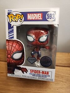 Spider-Man (First appearance) Funko Diamond Special Edition Funko Pop #593