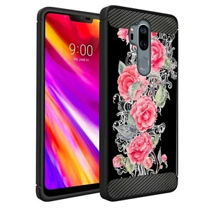 For LG G7 / G7 ThinQ- Flexible Black TPU Case Ultra Slim Profile Design - Picture 1 of 141