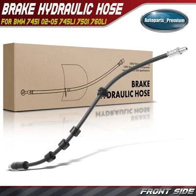 Front Left or Right Brake Hydraulic Hose for BMW 745i 2002-2005 745Li 750i 760Li - Image 1 of 4