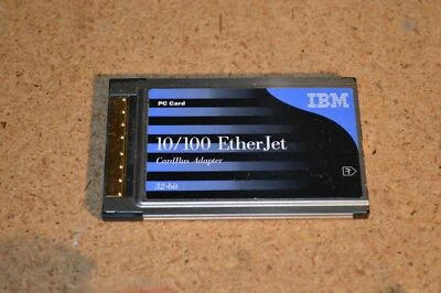 IBM EtherJet CardBus 10/100 Ethernet LAN PC Card PCMCIA Network Card 08L3148 - Image 1 of 2