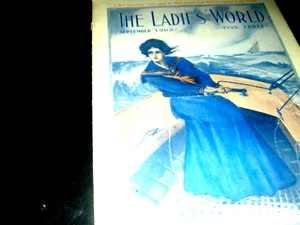 DIE DAMENWELT MAGAZIN September 1908 TOLLE FOTOS UND ANZEIGEN - - Bild 1 von 12