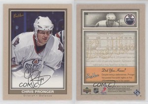 2005-06 Upper Deck Bee Hive Beige Chris Pronger #36 HOF