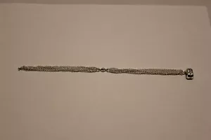 Pandora Sterling 925 ALE Sterling Multi Strand One Clip Charm Station Bracelet - Picture 1 of 15