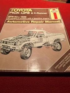 Haynes 92075 (656) Toyota Pick-Ups & 4-Runner 1979-1995 Automotive Repair Manual - Picture 1 of 7