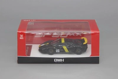 DMH 1/64 Scale Ferrari SF90 XX Stradale Black Diecast Car Model Toy Gift - Image 1 of 4