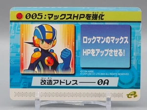 Max HP Reinforcement Mega Man Rockman Exe 4 Modified Card 005 Capcom Japan ZB748 - Picture 1 of 6