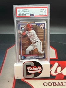 2024 Bowman Chrome 1st Dylan Crews Prospect PSA 10 Gem MT BCP23 NATIONALS RC - Picture 1 of 1