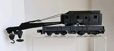 American Flyer S Gauge 944 Brownhoist Crane car with black cab - Works - Image 1 of 4