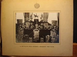Essex Regiment Sgts Mess Silver Royal Anglian British Army Military History - Picture 1 of 2