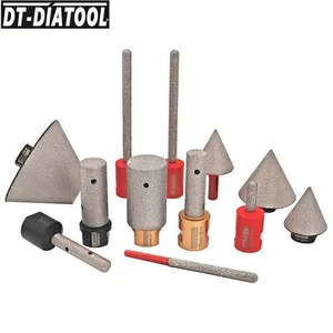 Diamond Chamfer Finger Milling Bit Porcelain Tile Marble Cone Hole Cutter 5/8 - Picture 1 of 20