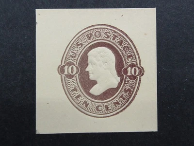 nystamps US Cut Square Stamp # U188 Mint H         N21x4234 - Image 1 of 2