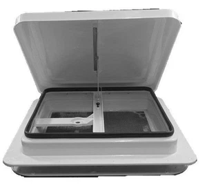 Ozvent 14" x 14" Hatch White for Caravan and Motorhome Roof - 10005 - Picture 1 of 4