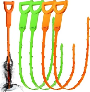 Serpente di scarico, rimozione zoccoli di scarico, apri strumento serpente per capelli, serpente lavandino per kit fognario - Foto 1 di 8