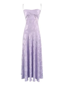 Vestido largo francés de alta calidad con honda de espina de pescado - Imagen 1 de 24