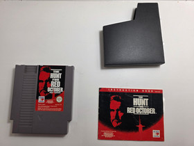 Hunt for Red October + Nintendo + NES + PAL + Cartridge + Manual