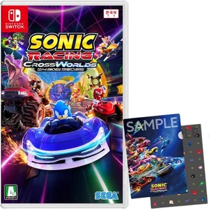 Switch Sonic Racing CrossWorlds + File Folder [Korean English Multi Language] - Picture 1 of 3