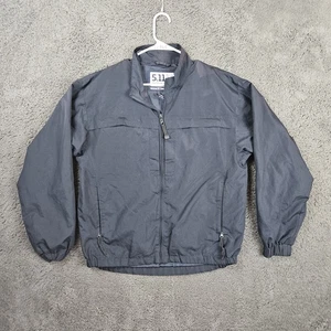 5.11 Tactical Response Jacket Mens Medium Navy Blue Zip Front Work Utility - Picture 1 of 8