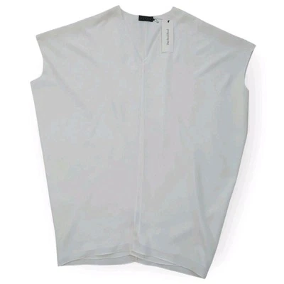 Hatch Maternity The Slouch Dress Poly White O/S One Size Lined The Real Real Tag - Image 1 of 4