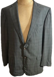Ermenegildo Zegna Luxury Men Green High Performance Wool Blazer Size 56 - Picture 1 of 13