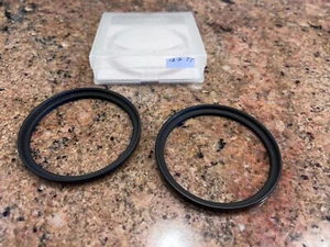 QTY=2 77-72mm Step-Down Metal Lens Filter Adapter Ring - Picture 1 of 3