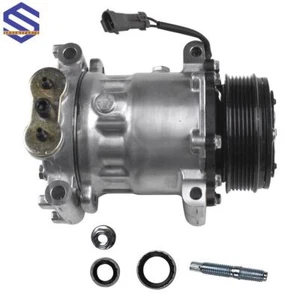 AC Compressor w/ Clutch for Chevrolet C4500 C5500 Kodiak GMC Topkick 2003-2007 - Picture 1 of 10