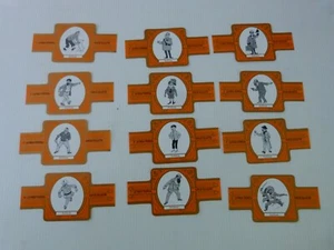 série complète 12 GRANDES BAGUES CIGARE TINTIN / la finca tropical / orange doré - Imagen 1 de 4