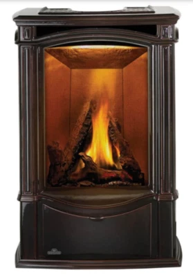 Fogão Napoleon Castlemore ventilação direta NG, milivolt, marrom majólica, GDS26NN-1 - Imagem 1 de 4