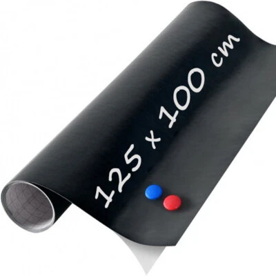 Magnettafel/Kreidetafel - Tafelfolie magnetisch selbstklebend 1,25x1m + 2 Kreide - Bild 1 von 4